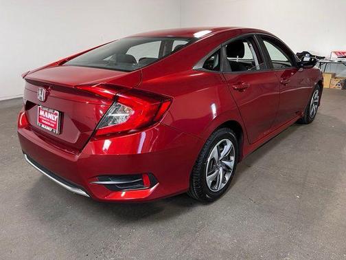 Molten Lava 2020 Honda Civic LX