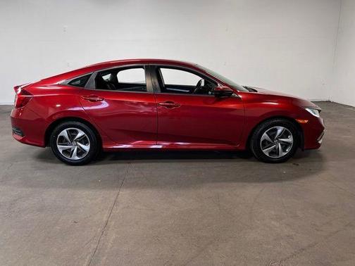 Molten Lava 2020 Honda Civic LX