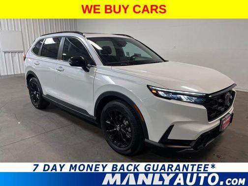 White 2025 Honda CR-V Hybrid Sport-L