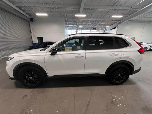 White 2025 Honda CR-V Hybrid Sport-L
