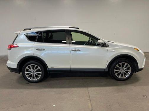 White 2018 Toyota RAV4 Hybrid Limited