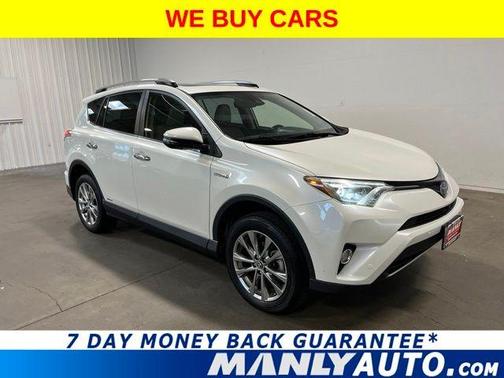 White 2018 Toyota RAV4 Hybrid Limited