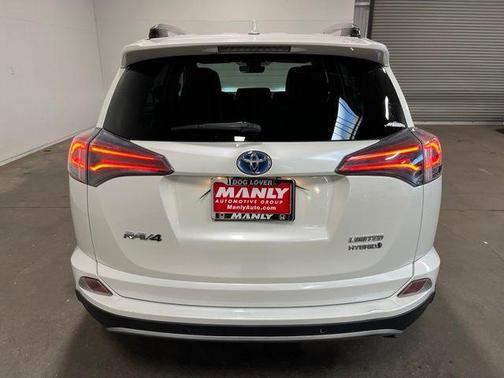 White 2018 Toyota RAV4 Hybrid Limited