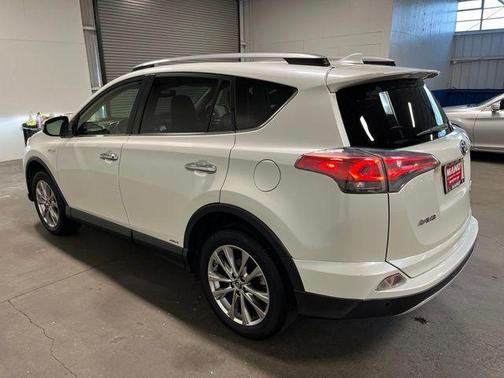 White 2018 Toyota RAV4 Hybrid Limited