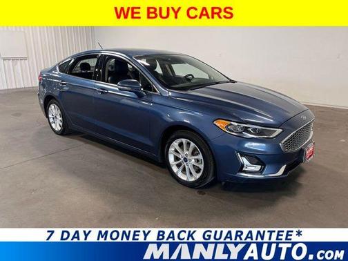 Blue Metallic 2019 Ford Fusion Energi Titanium