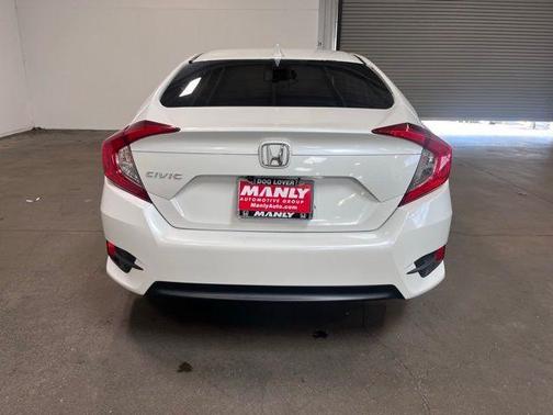 White 2017 Honda Civic EX