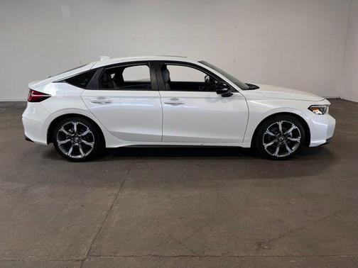 White 2026 Honda Civic Hybrid Sport Touring