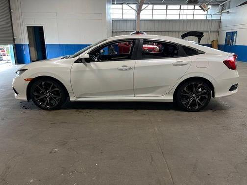 White 2020 Honda Civic Sport