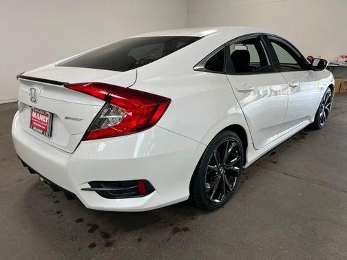White 2020 Honda Civic Sport