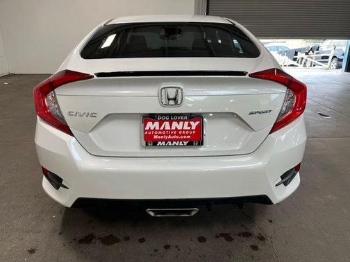 White 2020 Honda Civic Sport