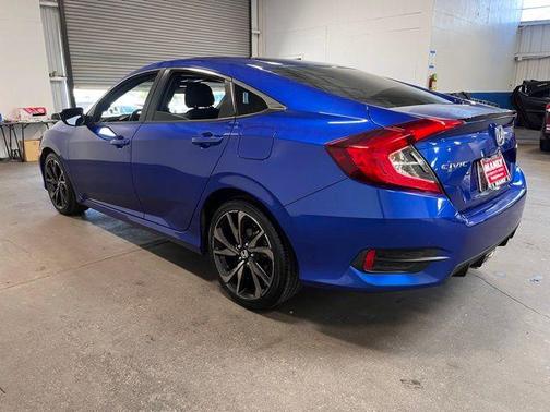 Aegean Blue 2021 Honda Civic Sport