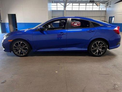 Aegean Blue 2021 Honda Civic Sport