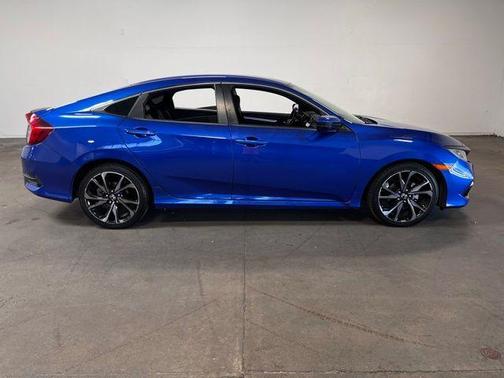 Aegean Blue 2021 Honda Civic Sport