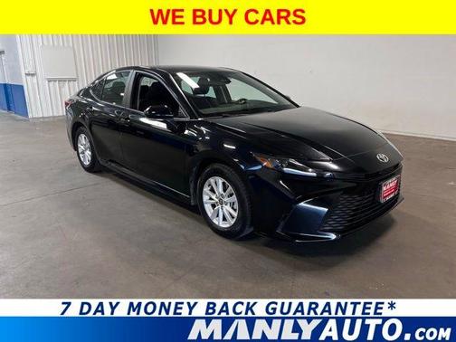 Midnight Black Metallic 2025 Toyota Camry LE