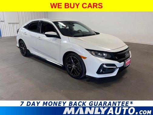 White 2020 Honda Civic Sport