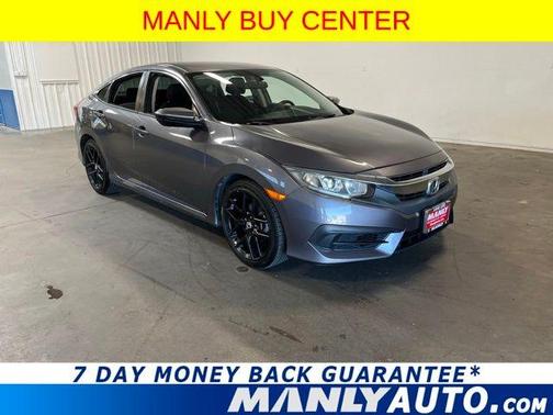 Gray 2016 Honda Civic LX