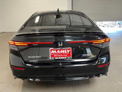 Black 2024 Honda Accord Hybrid Sport-L