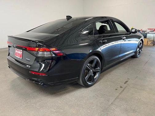 Black 2024 Honda Accord Hybrid Sport-L