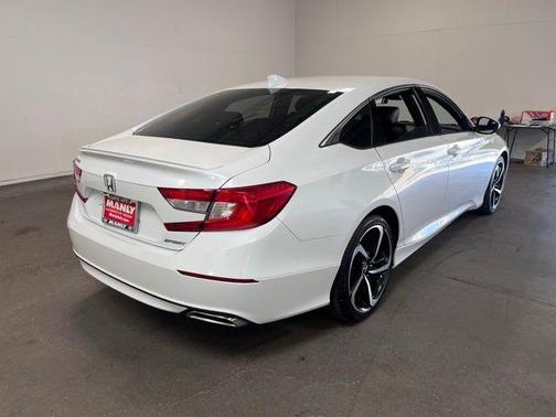 White 2018 Honda Accord Sport