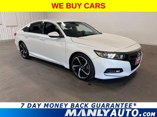 White 2018 Honda Accord Sport