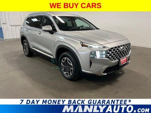 Silver 2022 Hyundai SANTA FE HEV Blue