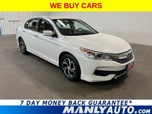 White 2016 Honda Accord LX