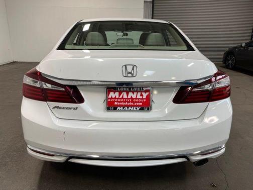 White 2016 Honda Accord LX