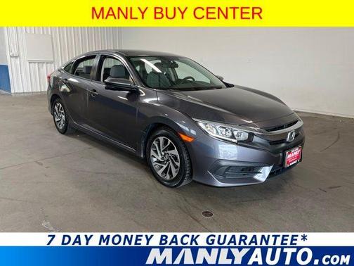 Gray 2018 Honda Civic EX