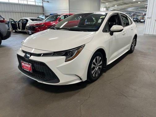 White 2022 Toyota Corolla Hybrid LE