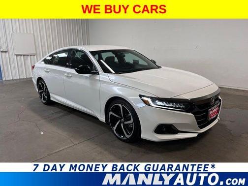 White 2022 Honda Accord Sport 1.5T