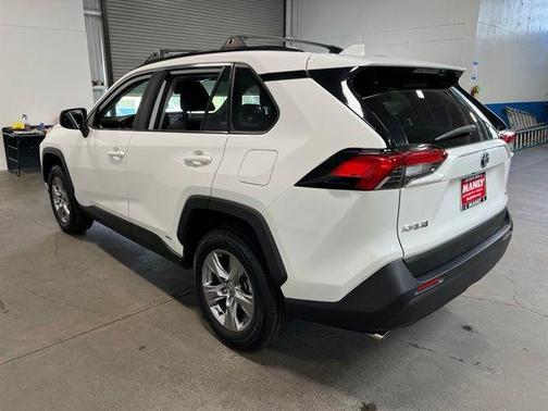 White 2022 Toyota RAV4 Hybrid LE