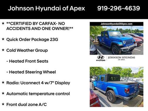 Hydro Blue Pearlcoat 2021 Jeep Gladiator Overland
