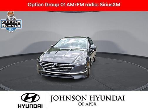 Portofino Gray 2023 Hyundai SONATA Hybrid Blue