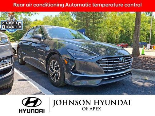 Portofino Gray 2023 Hyundai SONATA Hybrid Blue