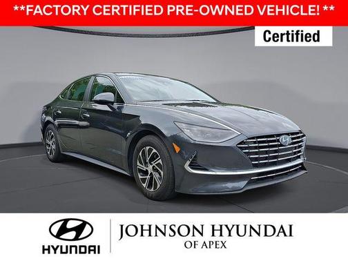 Portofino Gray 2023 Hyundai SONATA Hybrid Blue