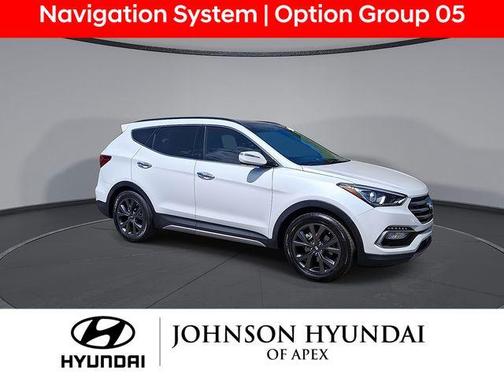 Frost White Pearl 2017 Hyundai Santa Fe Sport 2.0L Turbo Ultimate