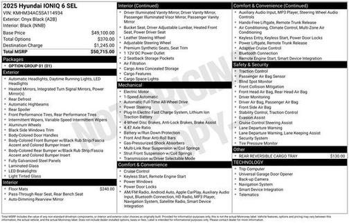 2025 Hyundai IONIQ 6 SEL