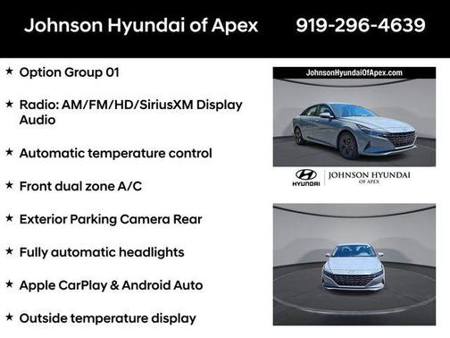 Electric Shadow 2021 Hyundai ELANTRA SEL