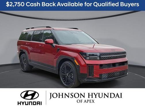 Red 2026 Hyundai SANTA FE HEV Calligraphy