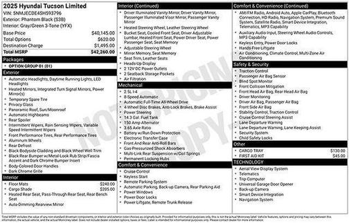 2025 Hyundai TUCSON Limited
