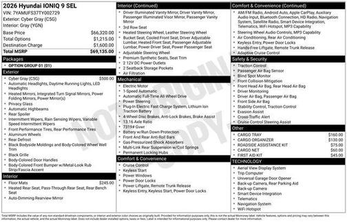 2026 Hyundai IONIQ 9 SEL