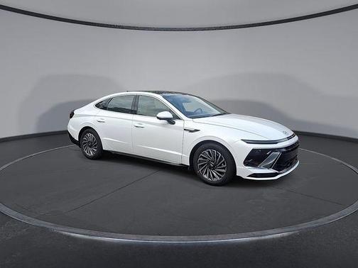 White 2026 Hyundai SONATA Hybrid Limited