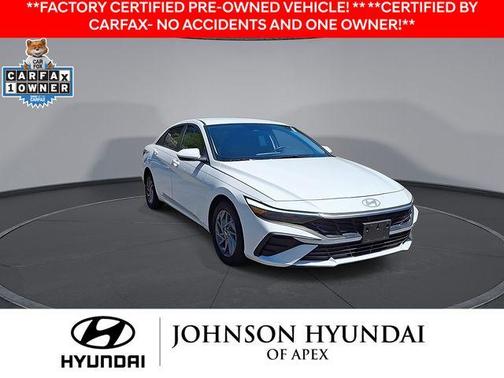 White 2025 Hyundai ELANTRA HEV Blue