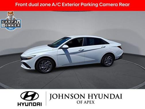 White 2025 Hyundai ELANTRA HEV Blue