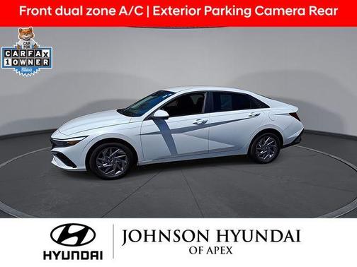 White 2025 Hyundai ELANTRA HEV Blue