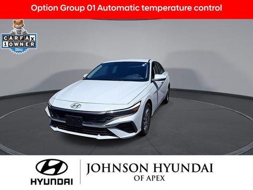 White 2025 Hyundai ELANTRA HEV Blue