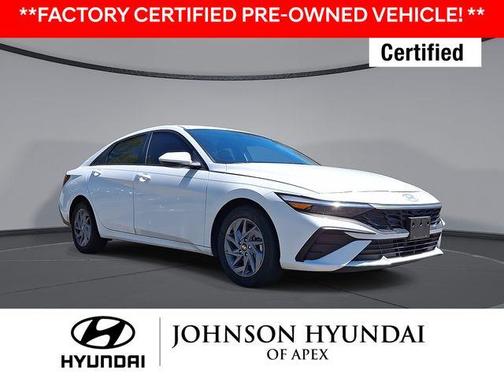 White 2025 Hyundai ELANTRA HEV Blue