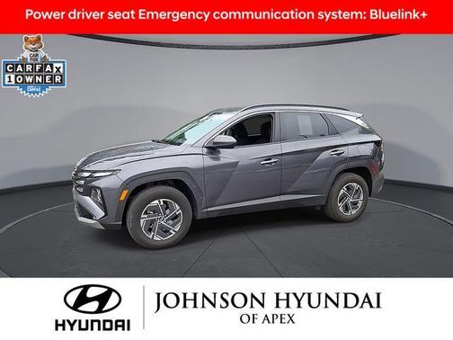 Titanium Gray 2025 Hyundai TUCSON Hybrid Blue