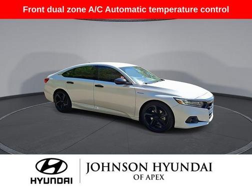 Platinum White Pearl 2022 Honda Accord Hybrid Sport