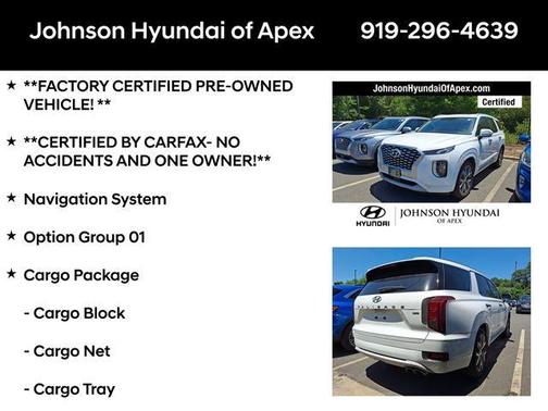 Hyper White 2022 Hyundai PALISADE Limited